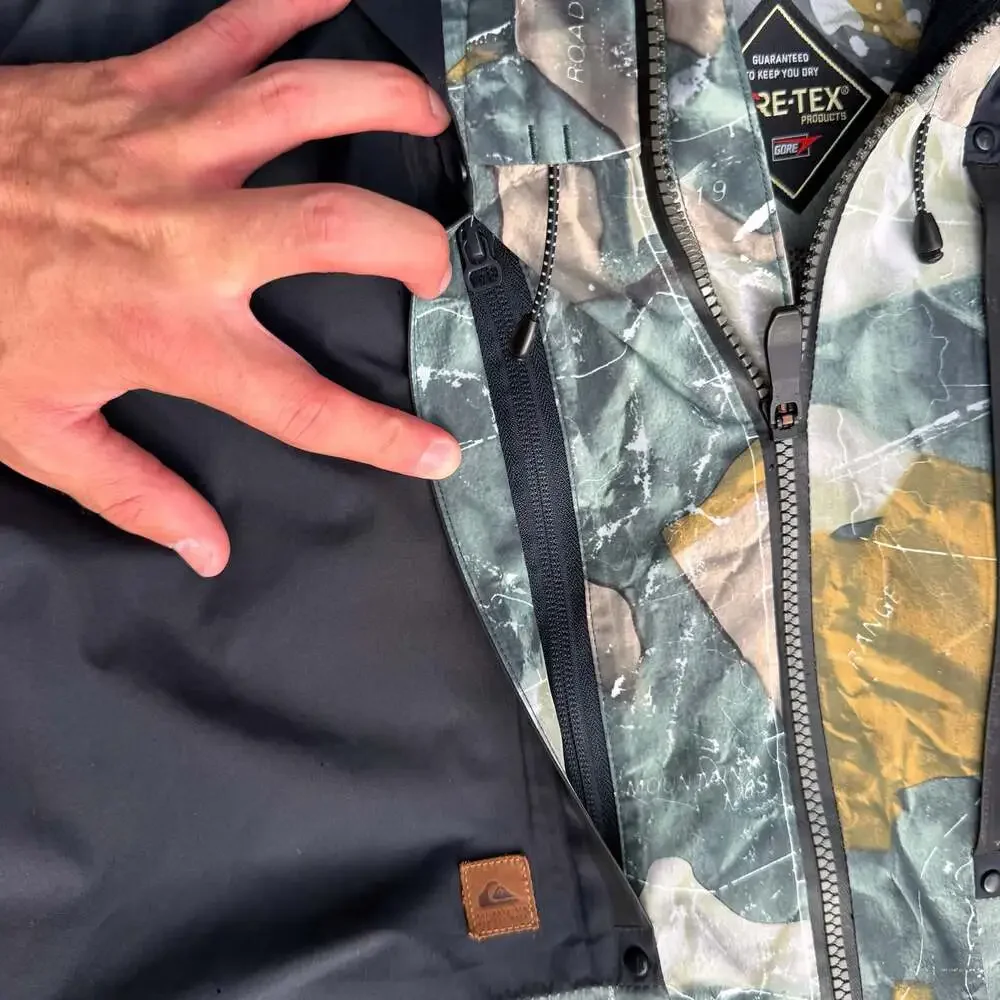 Quiksilver Highline Black Alder Gore-Tex Snowboard Jacket